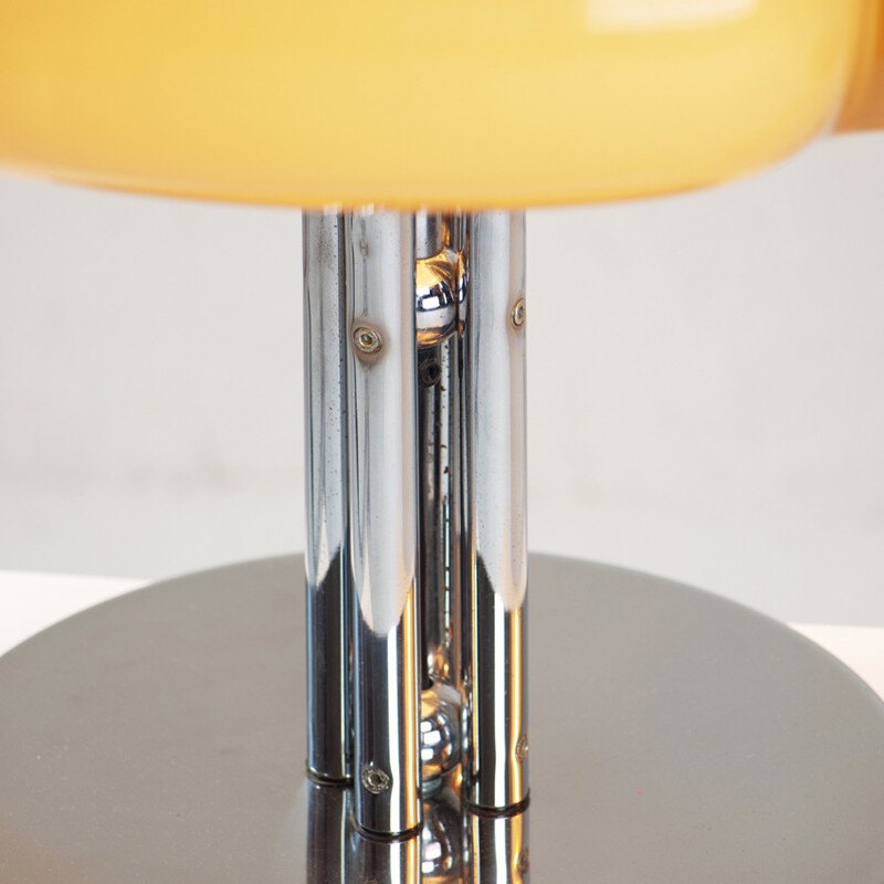 Guzzini "Quadrifoglio" metal and plastic lamp, Gae AULENTI - 1970s