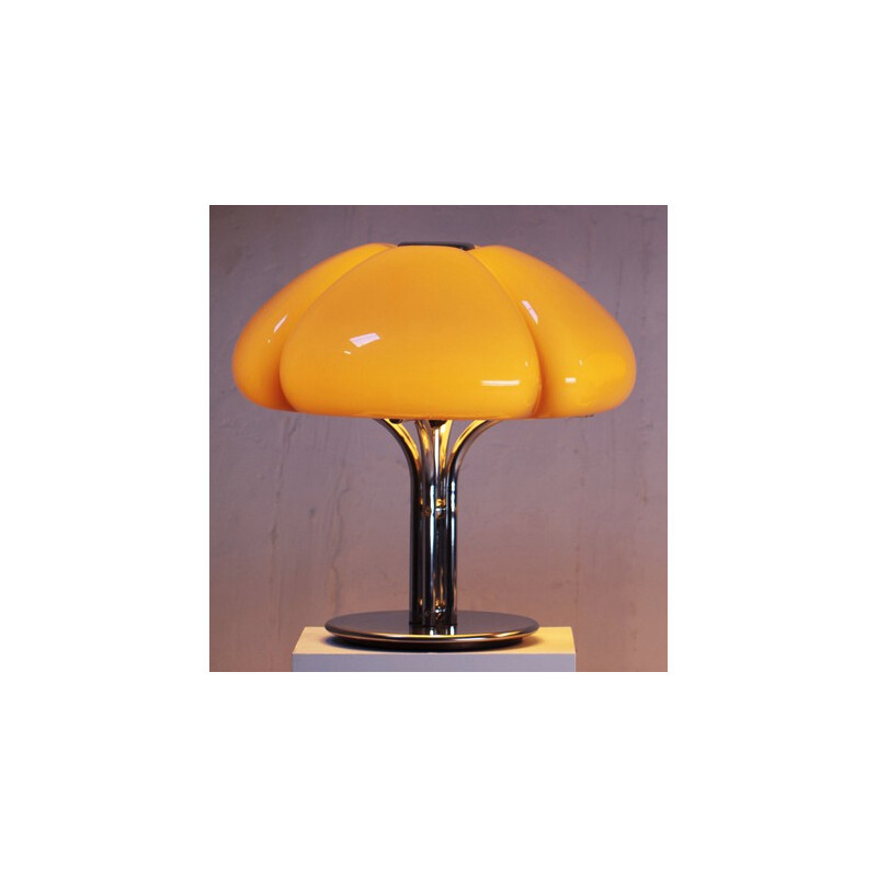 Guzzini "Quadrifoglio" metal and plastic lamp, Gae AULENTI - 1970s