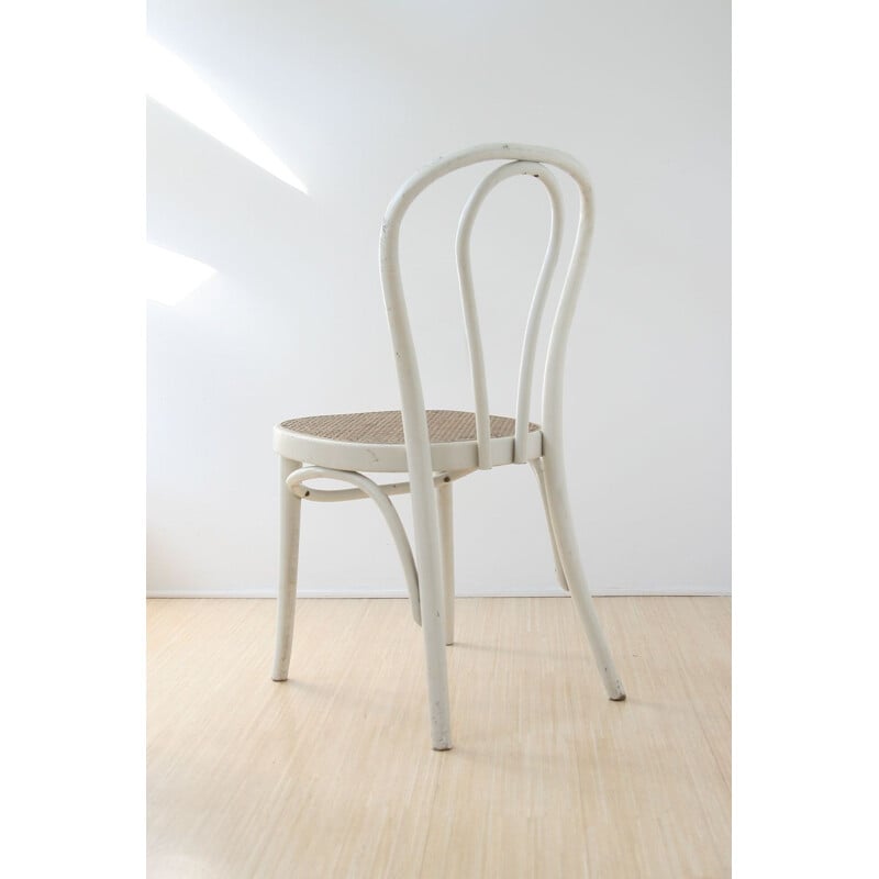 Ensemble de 2 chaises à repas vintage en bois courbé