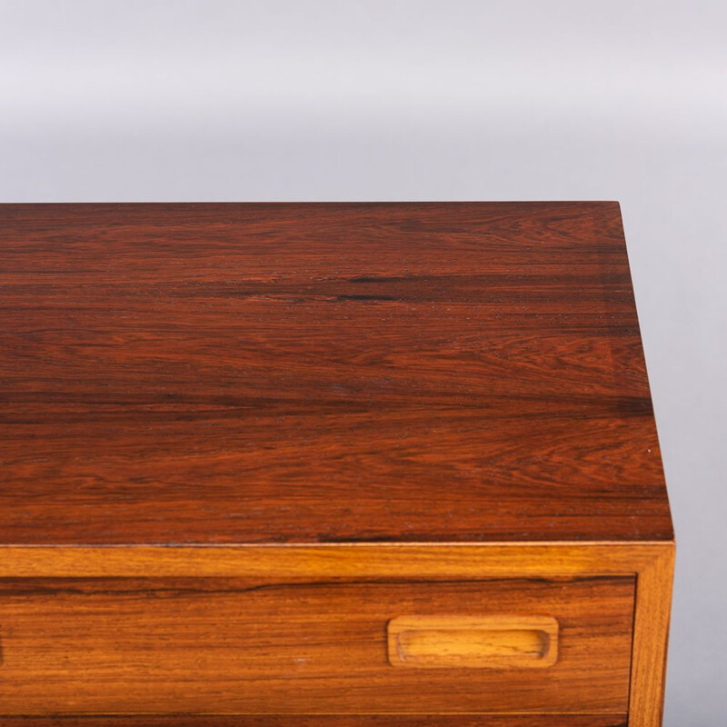 Rosewood vintage chest of drawers by Carlo Jensen for Hundevad and Co., 1960s