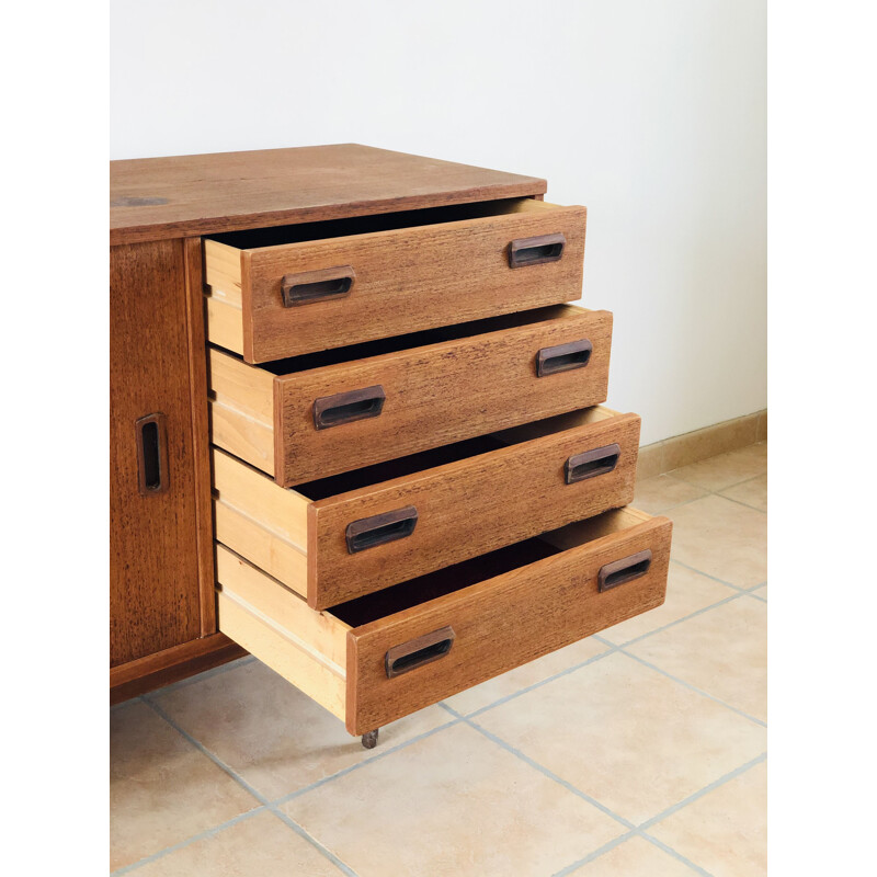 Vintage scandinavian teak sideboard, 1960