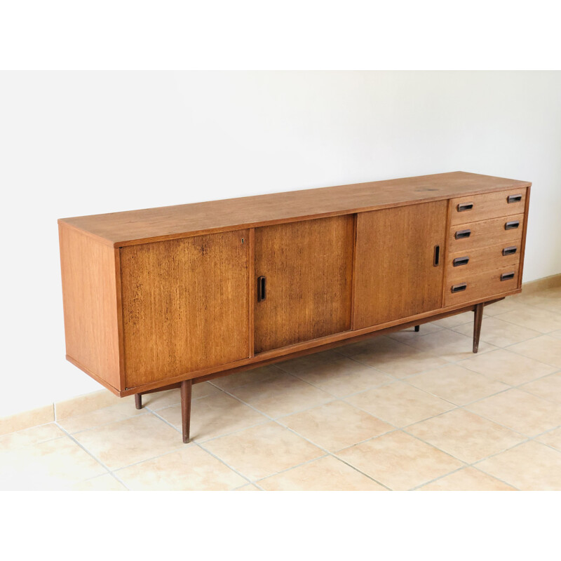 Vintage scandinavian teak sideboard, 1960