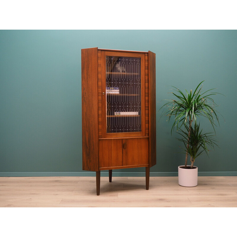 Vintage corner cabinet in rosewood, 1970s