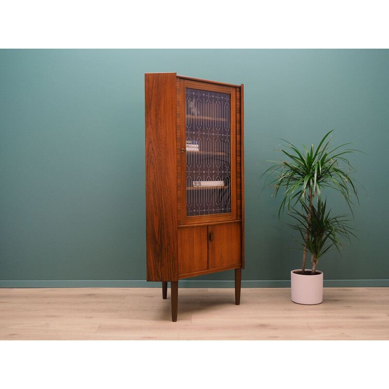 Vintage corner cabinet in rosewood, 1970s