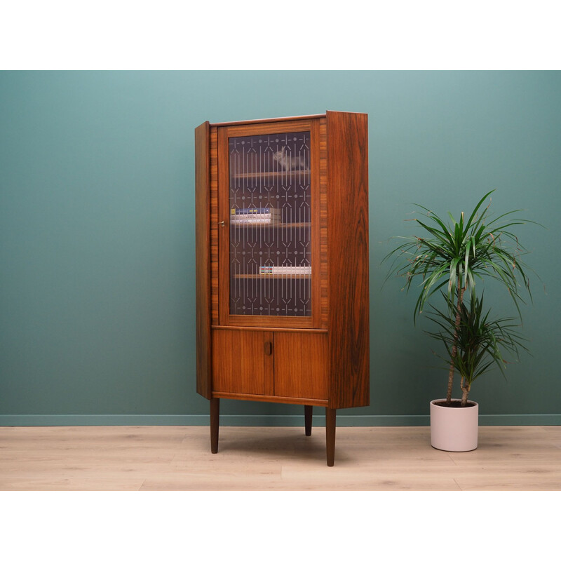 Vintage corner cabinet in rosewood, 1970s