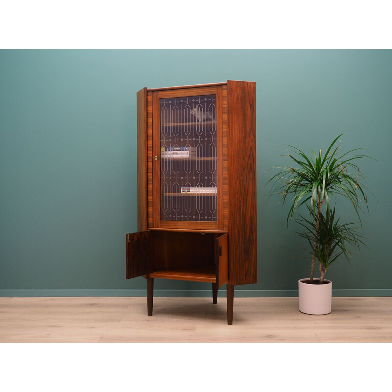 Vintage corner cabinet in rosewood, 1970s