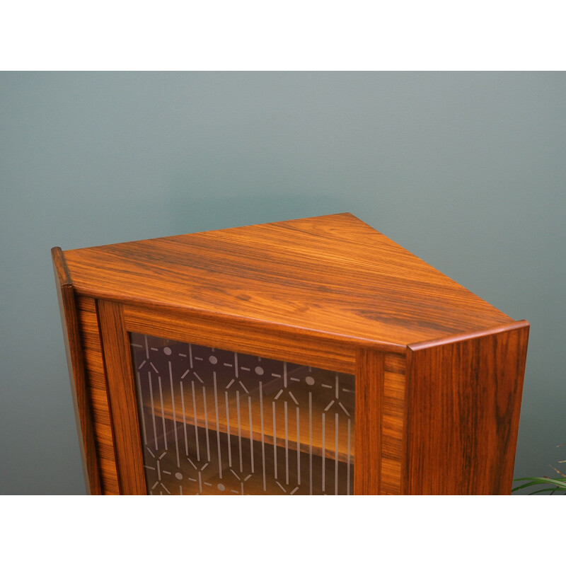 Vintage corner cabinet in rosewood, 1970s