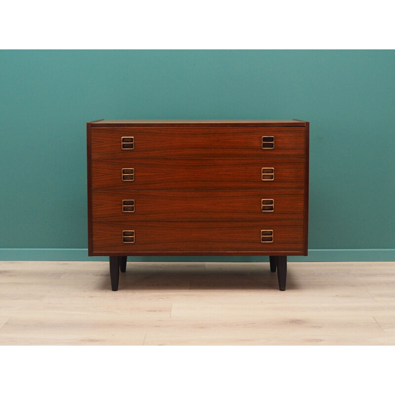 Vintage rosewood chest of drawers, 1970s