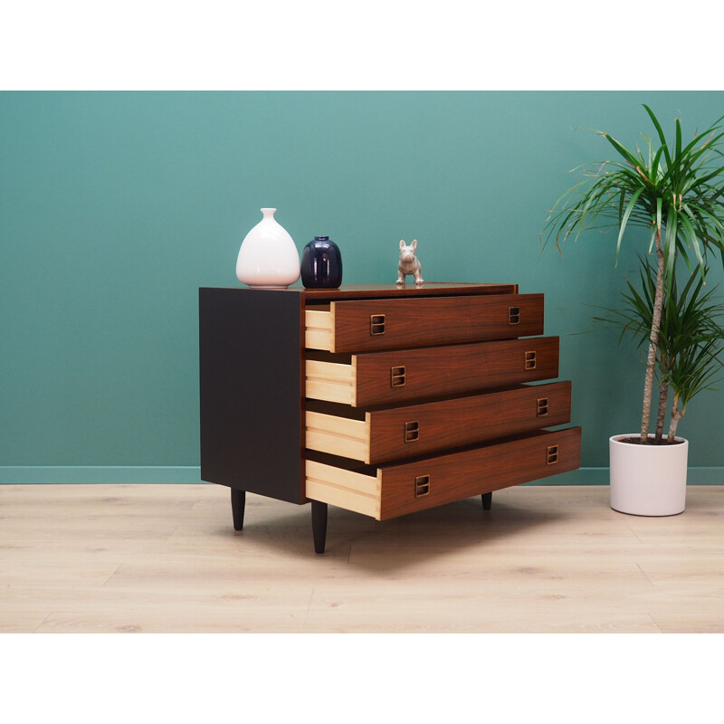 Vintage rosewood chest of drawers, 1970s