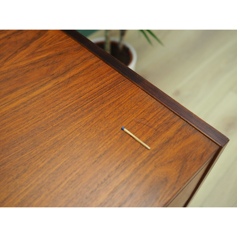 Vintage rosewood chest of drawers, 1970s