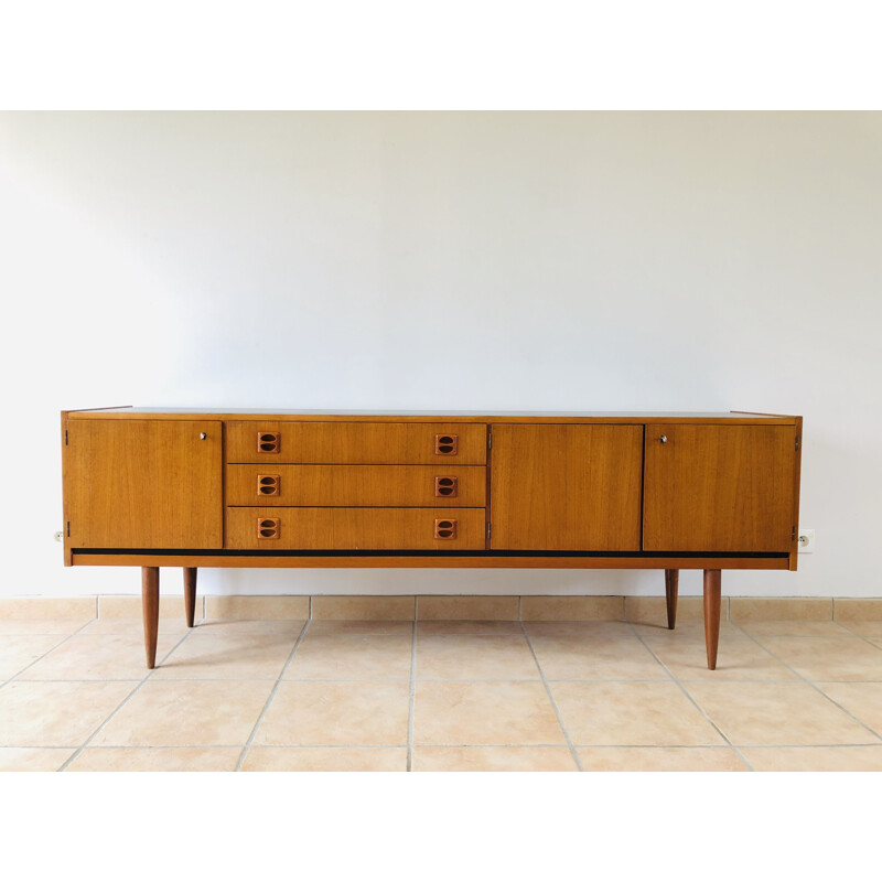 Vintage scandinavian teak sideboard, 1960