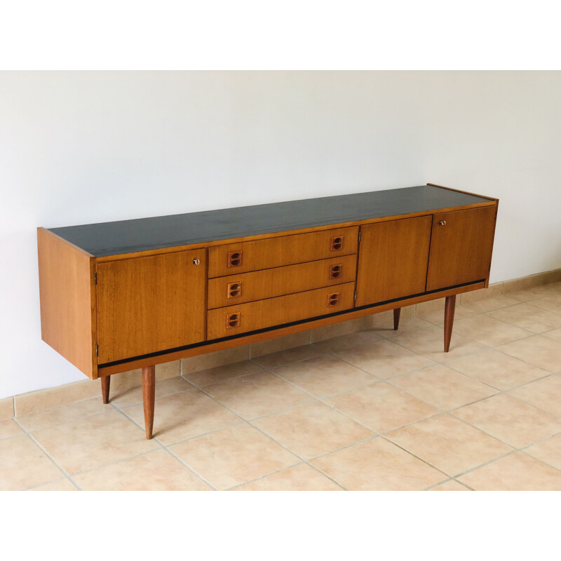 Vintage scandinavian teak sideboard, 1960