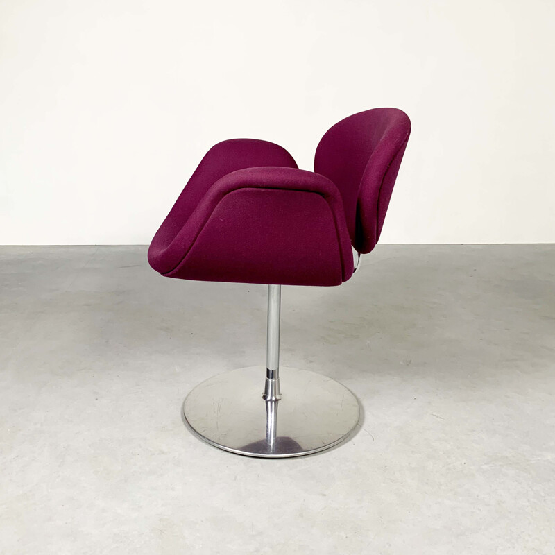 Vintage Purple Tulip Chair by Pierre Paulin for Artifort, 1970s