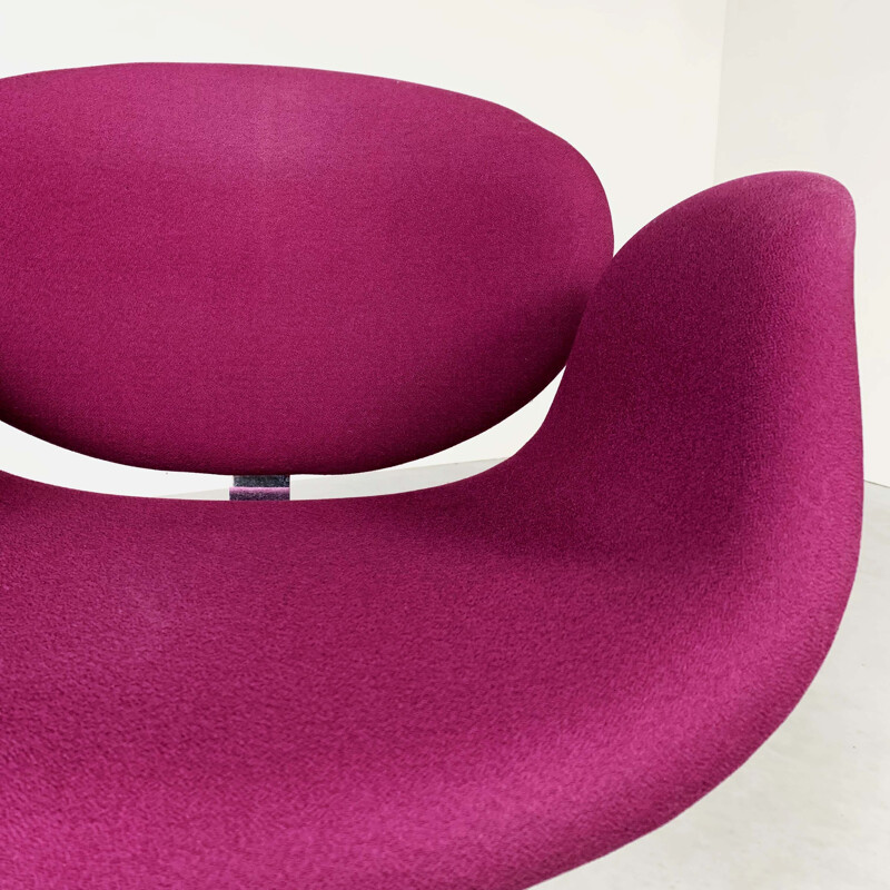 Vintage Purple Tulip Chair by Pierre Paulin for Artifort, 1970s