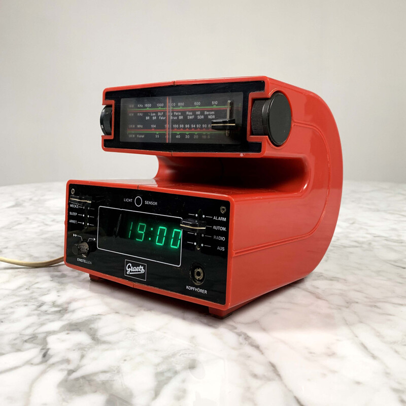 Vintage Form 100 Radio by Graetz, 1970s