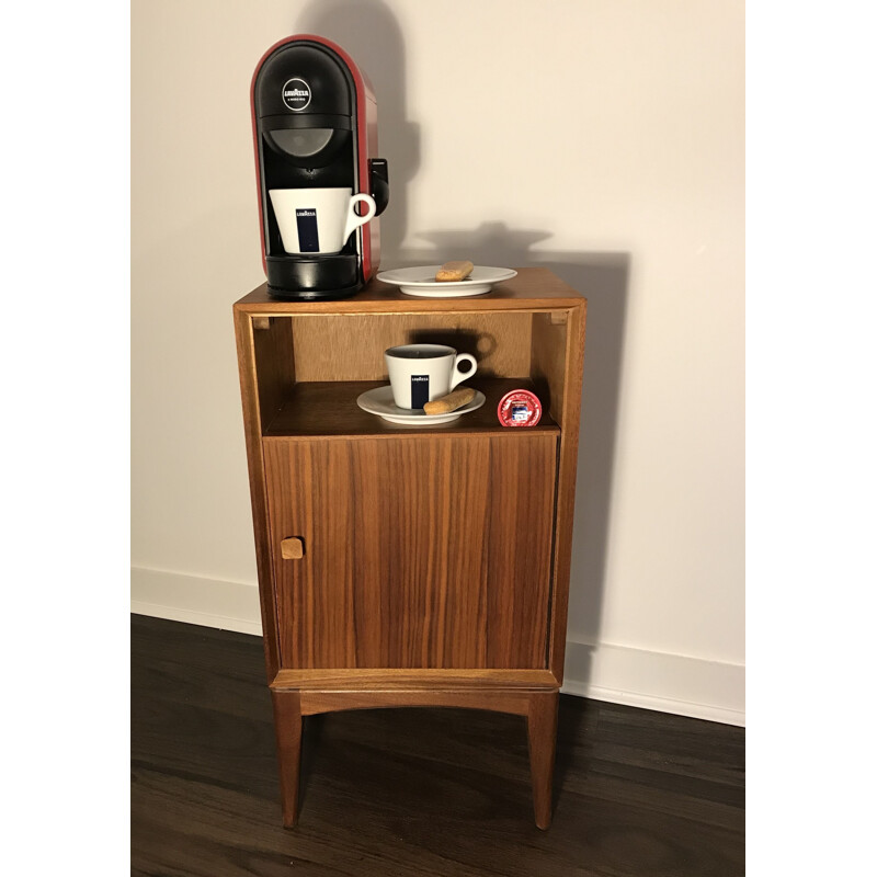 Vintage Teak & Walnut Side cabinet from Times Furnishing, 1950s