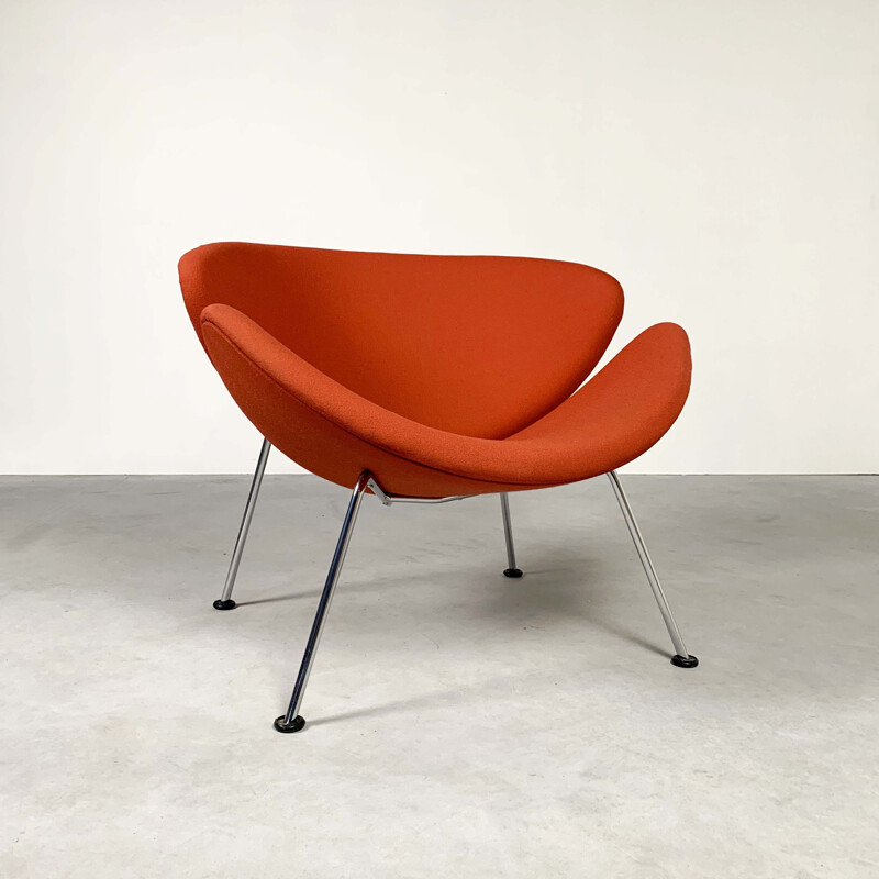 Vintage Orange Slice F437 armchair by Pierre Paulin for Artifort, 1970s