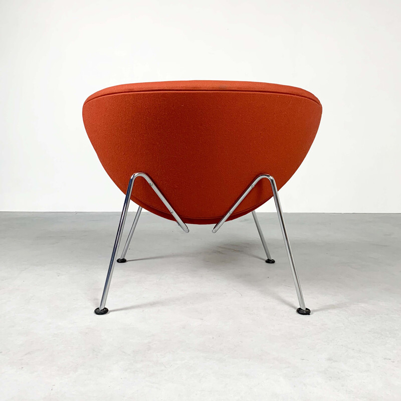 Vintage Orange Slice F437 armchair by Pierre Paulin for Artifort, 1970s