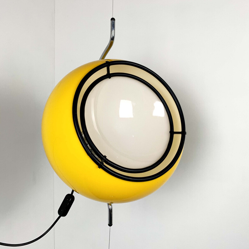 Vintage Pendant Light with counterweight by Harvey Guzzini, 1970s