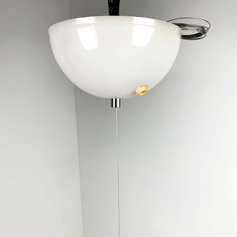 Vintage Pendant Light with counterweight by Harvey Guzzini, 1970s