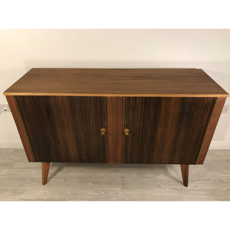 Vintage Walnut Sideboard by Neil Morris for Morris of Glasgow, 1950s