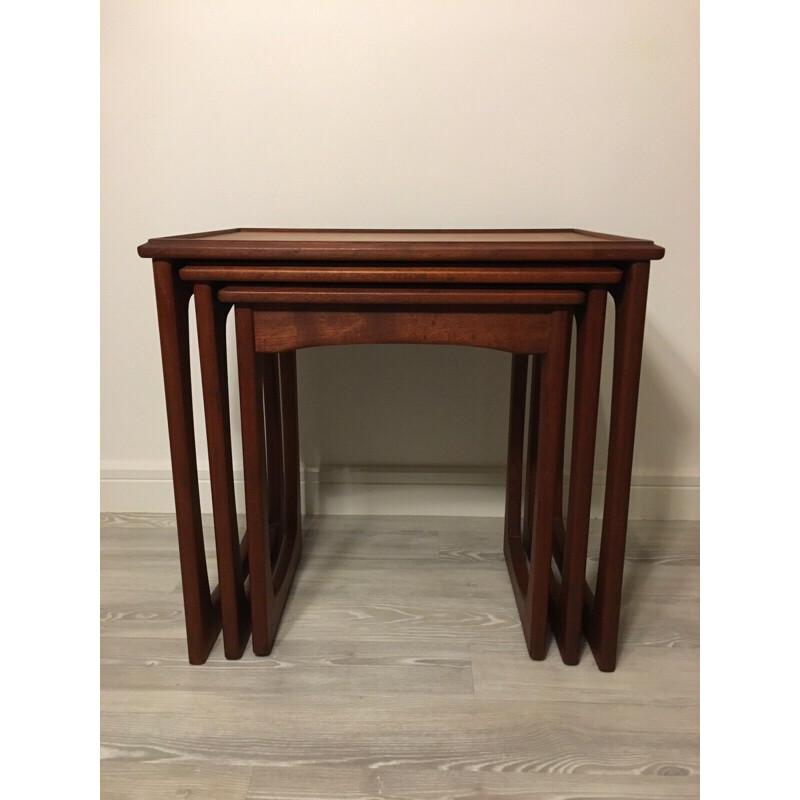 Vintage Danish Teak Nesting Tables, 1960s