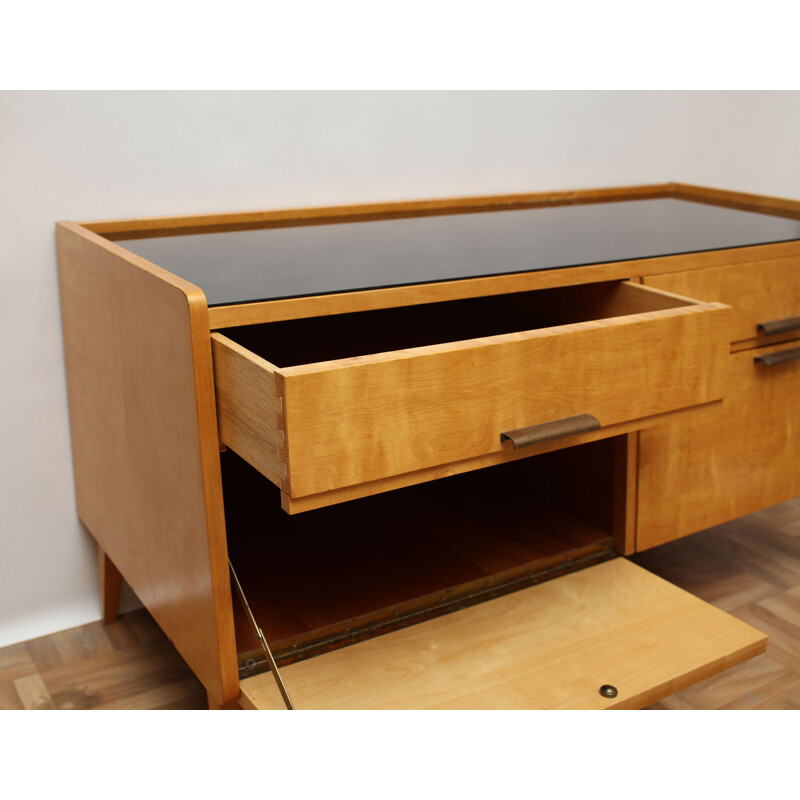 Vintage chest of drawers in maple, 1950