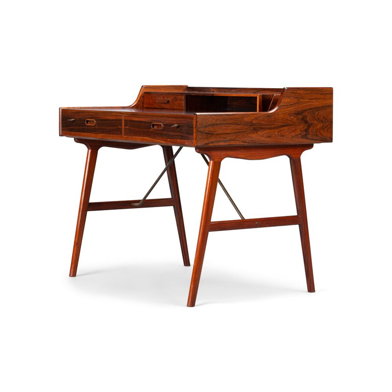 Vintage Desk Model 56 in Rosewood by Arne Wahl Iversen for Vinde Møbelfabrik, 1961