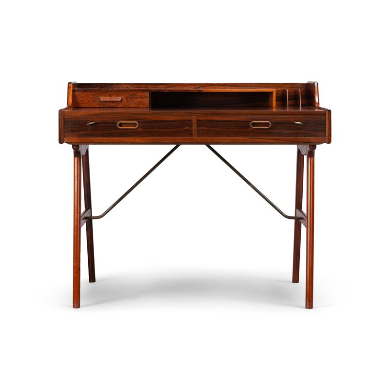 Vintage Desk Model 56 in Rosewood by Arne Wahl Iversen for Vinde Møbelfabrik, 1961