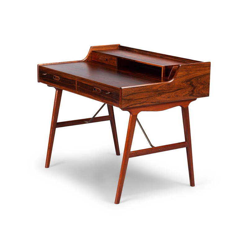 Vintage Desk Model 56 in Rosewood by Arne Wahl Iversen for Vinde Møbelfabrik, 1961