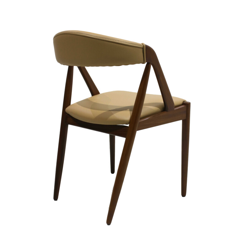 Lot de 6 chaises de salle à manger vintage modèle 31 en teck par Kai Kristiansen