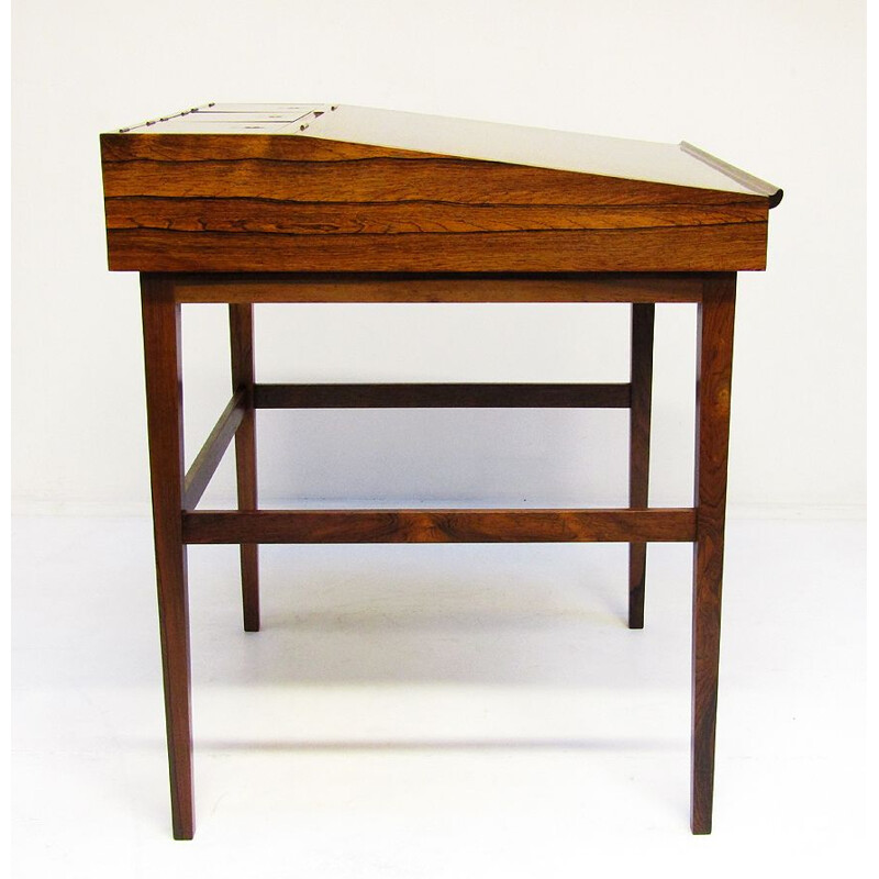 Vintage Danish Rosewood NV-40 Writing Desk by Finn Juhl for Niels Vodder