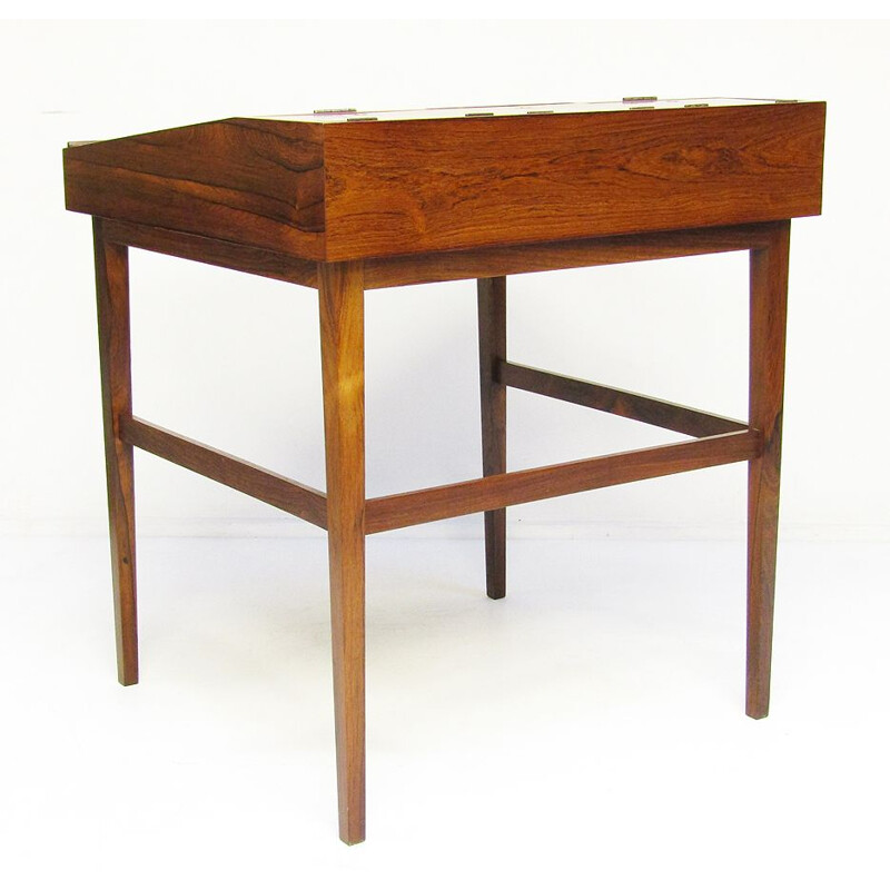 Vintage Danish Rosewood NV-40 Writing Desk by Finn Juhl for Niels Vodder