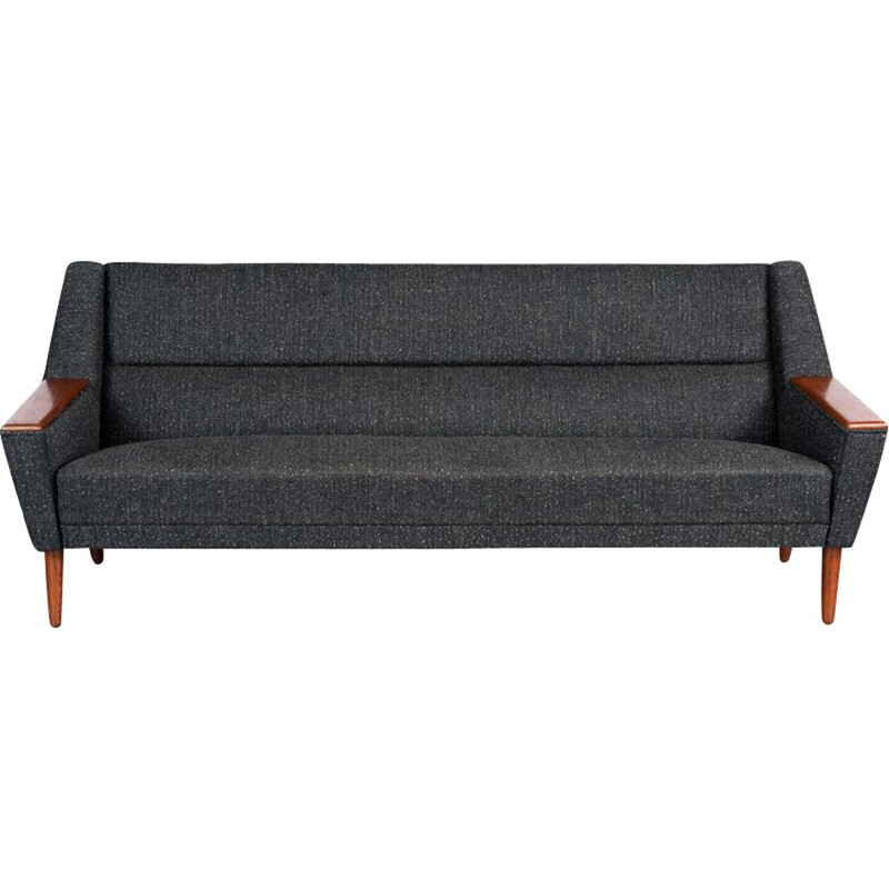 Vintage Danish blue 3-seater sofa from CFC Silkeborg, 1960 