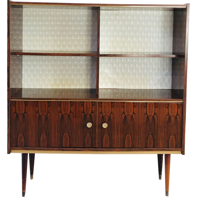 Vintage rosewood bookcase, 1970