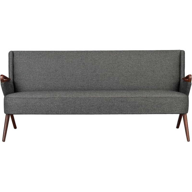 Dark grey vintage 2.5 Seat sofa No. Cfb52 by C. Findahl Brodersen, 1950s