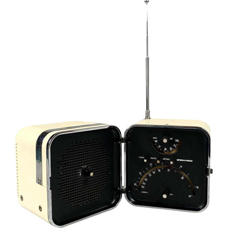 Radio vintage portable TS502 par Marco Zanuso and Richard Sapper pour Brionvega, 1960