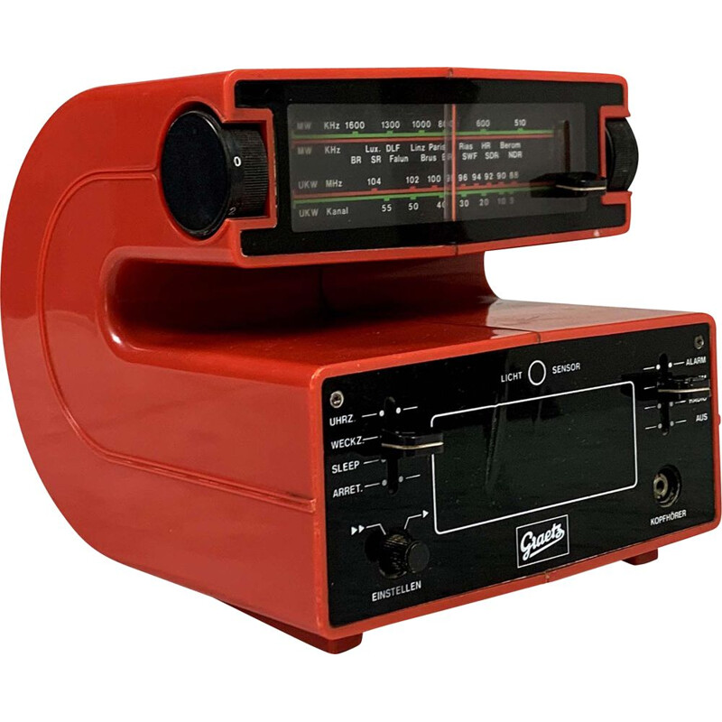 Vintage Form 100 Radio by Graetz, 1970s