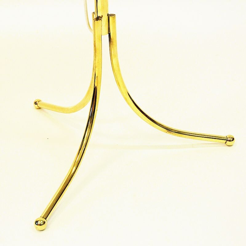 Vintage Brass Floorlamp mod 1842 by Josef Frank for Svenskt Tenn, Sweden 1950s