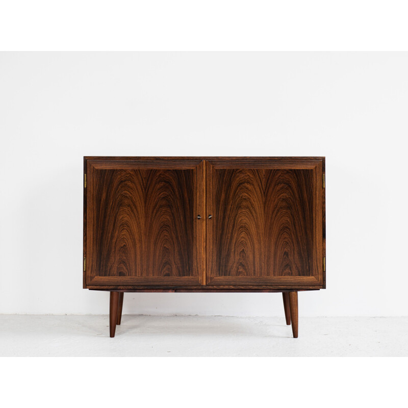 Small Danish sideboard with 2 doors in rosewood 1960s