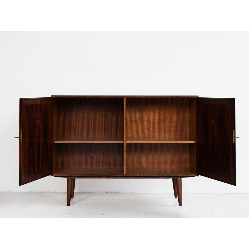 Small Danish sideboard with 2 doors in rosewood 1960s