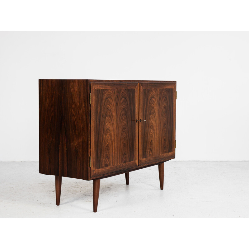 Small Danish sideboard with 2 doors in rosewood 1960s