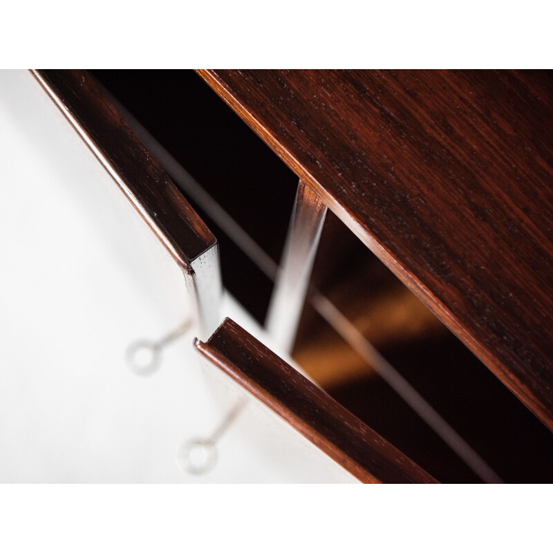 Small Danish sideboard with 2 doors in rosewood 1960s