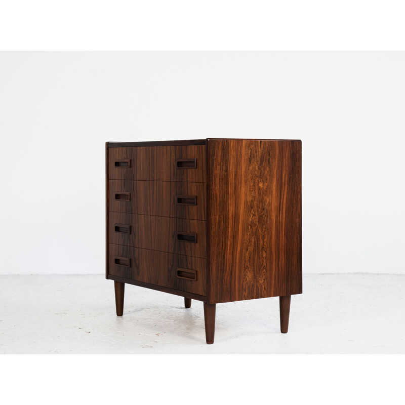 Vintage Danish chest of 4 drawers in rosewood by Westergaard 1960s