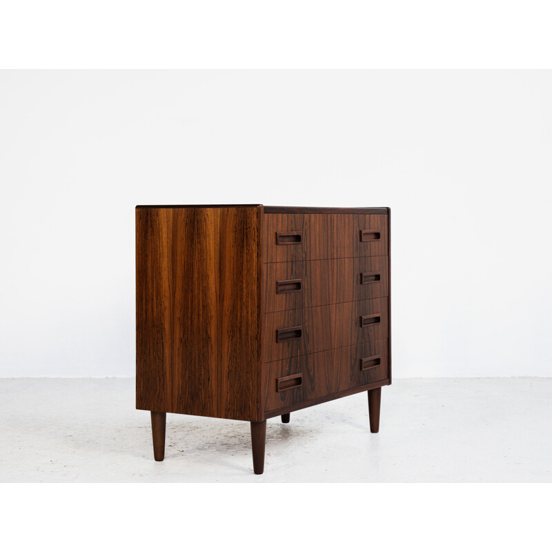 Vintage Danish chest of 4 drawers in rosewood by Westergaard 1960s