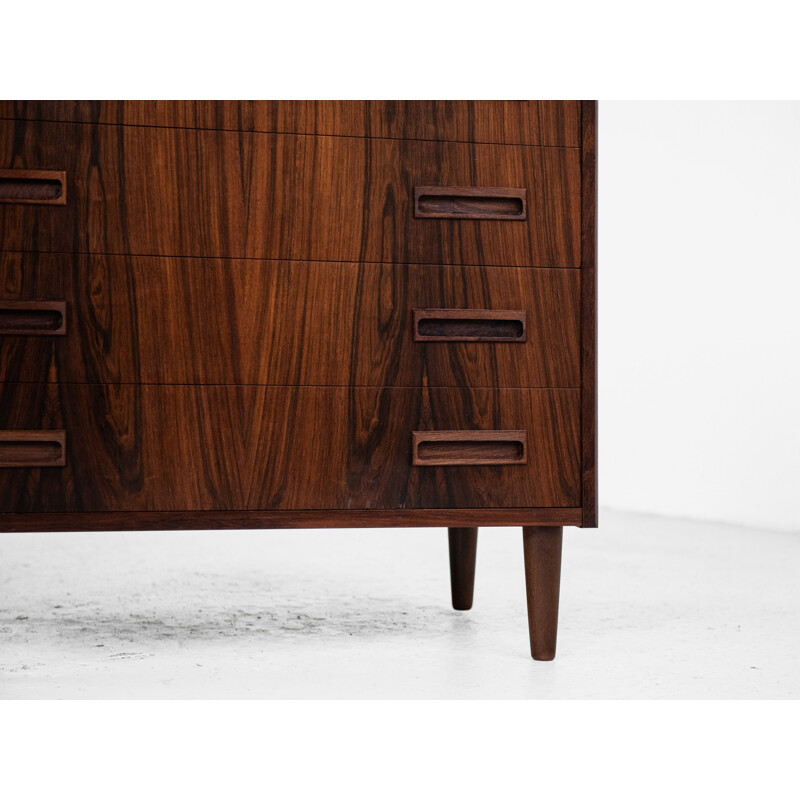 Vintage Danish chest of 4 drawers in rosewood by Westergaard 1960s