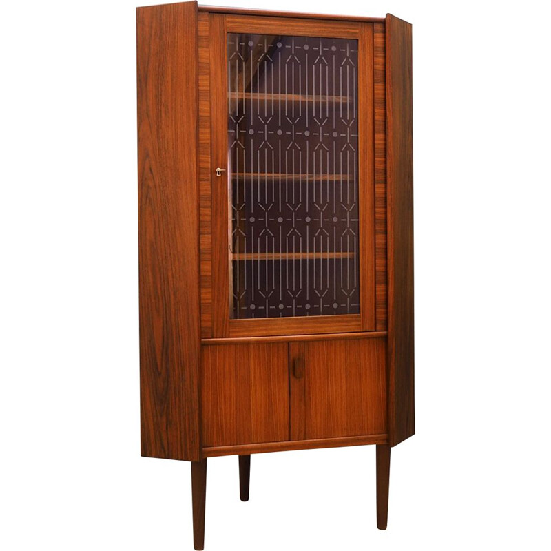 Vintage corner cabinet in rosewood, 1970s