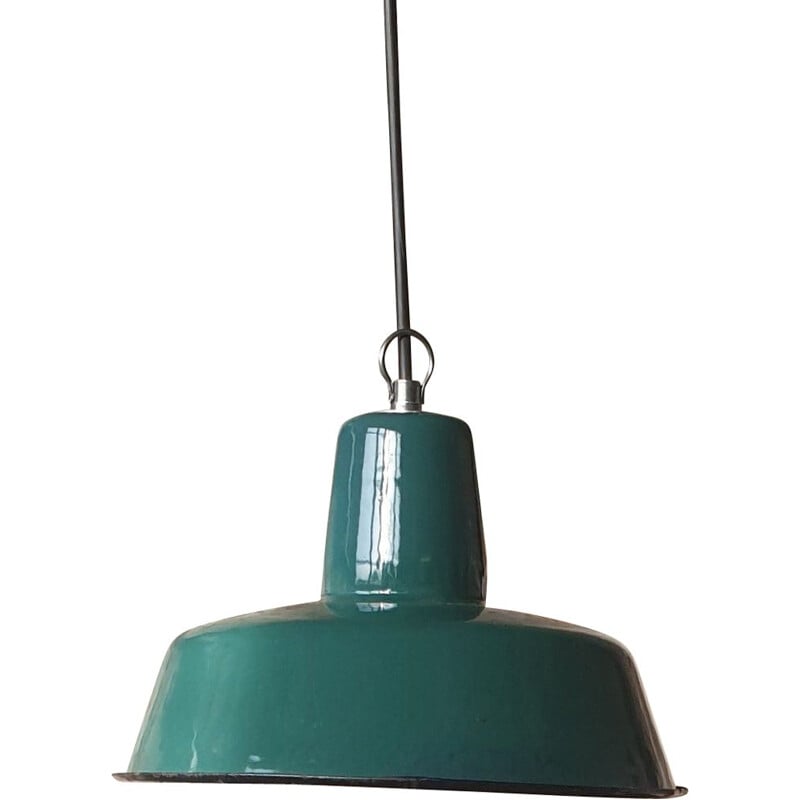 Vintage Wilkasy A23 industrieel ontwerp hanglamp, 1960
