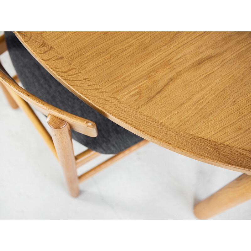 Midcentury dining set in oak designed by Børge Mogensen 1960s