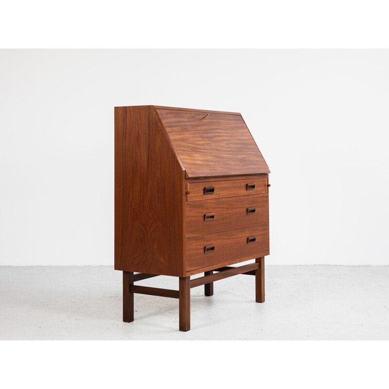 Midcentury Danish secretaire in teak by Vitré 1960s